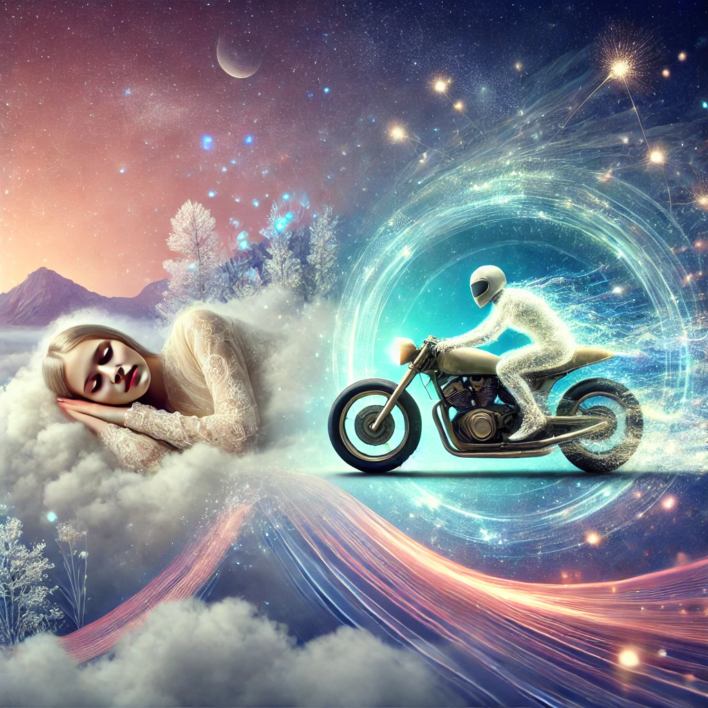 driving-a-motorcycle-in-a-dream image